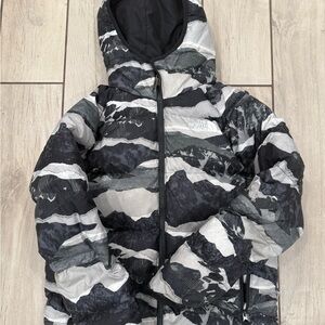 The North Face Black and White Patterned Jacket